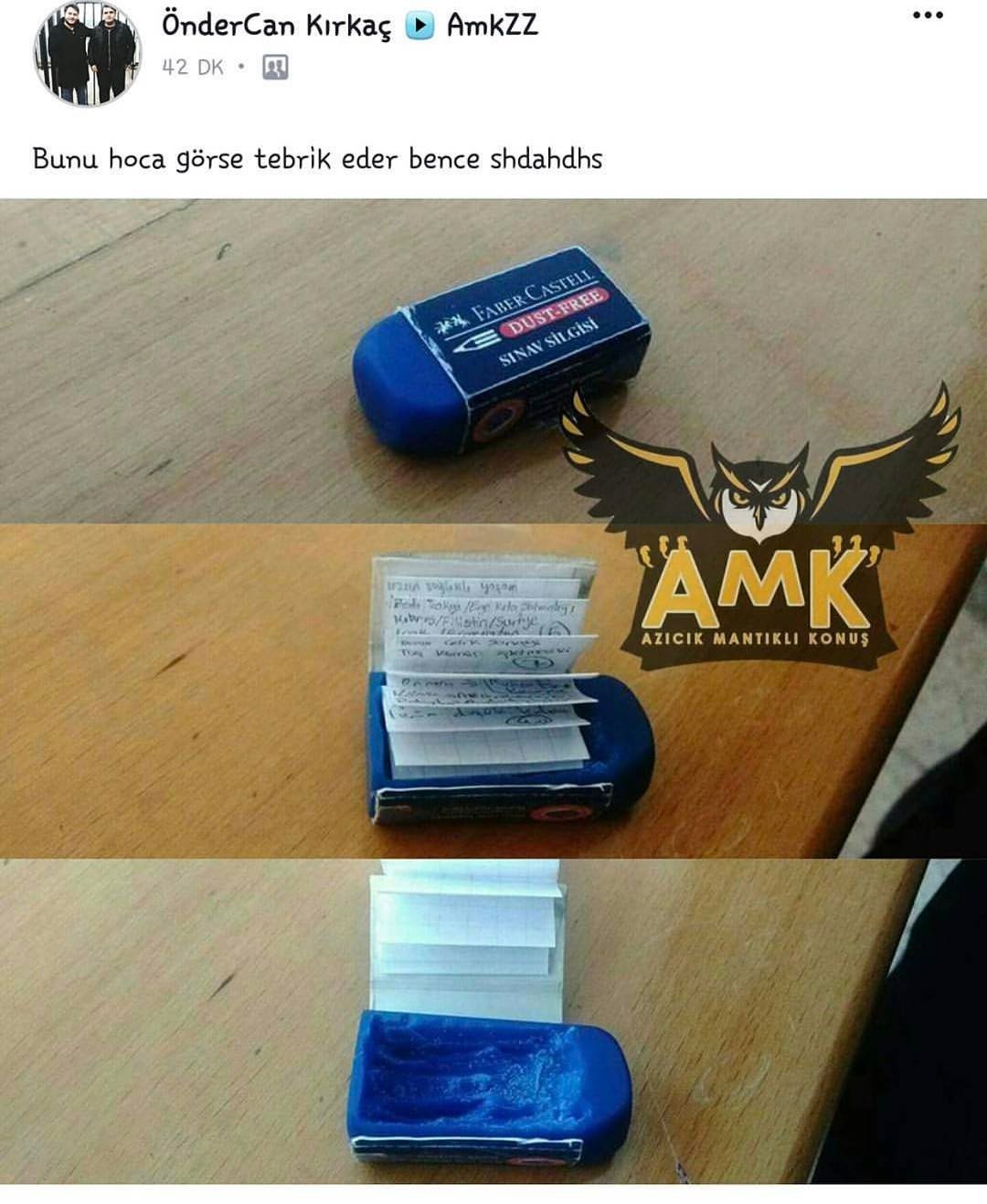 Bunu hoca görse tebrik...