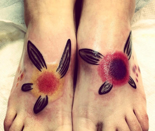 fuckyeahtattoos:  Tael &amp; Tatl from my favourite video game of all time -