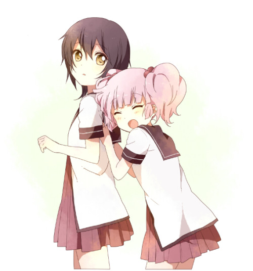 nekogamirei:Girls from Yuru Yuri series by Namori.