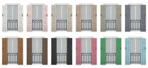 Mediterranean Build SetThese beautiful Wedding Stories windows and doors now come in 36 swatches eac