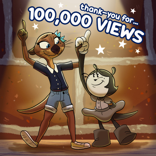 and just like that…WE MADE IT TO 100,000 VIEWS ON YOUTUBE!thank you guys so much!!!
