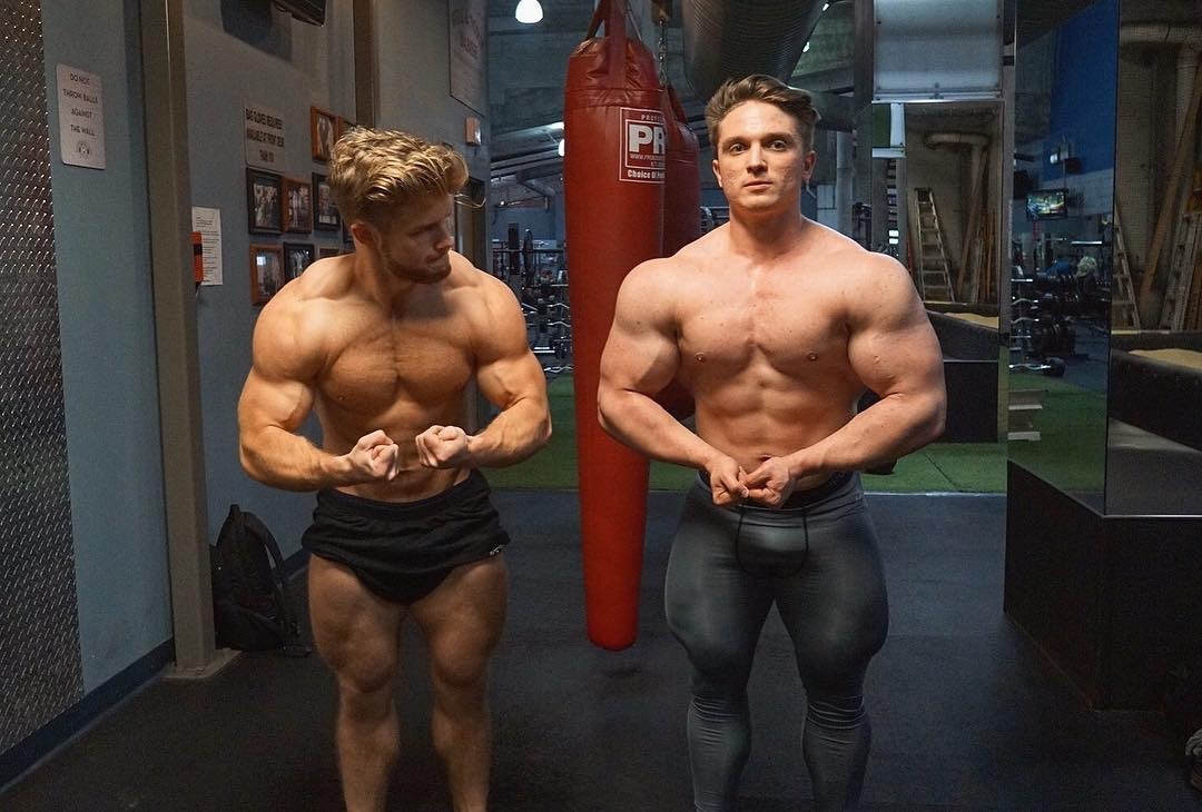 Jeff Nippard (Left) &amp; Joshua Vogel (Right)