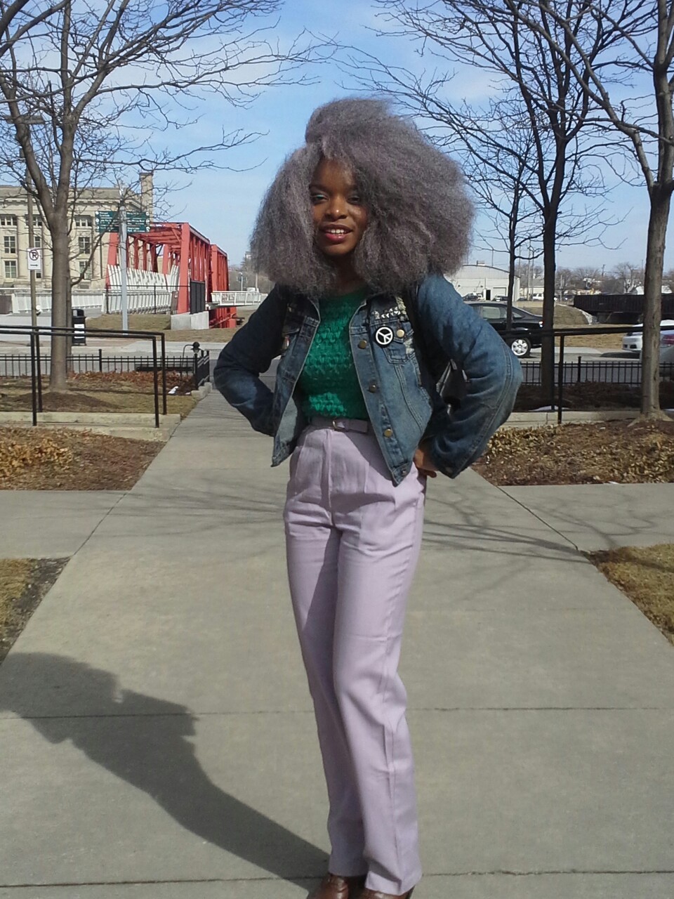 7corners:  Wind blowin, the sun was shinin an I felt fabulous. 