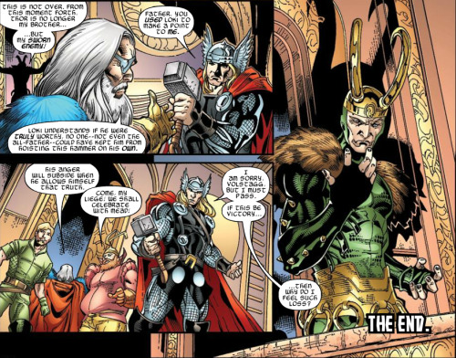kimmsauce:   The Mighty Thor #126 and #145 Thor: God of Thunder #11 and #15 Fear Itself #1 and #2 Marvel Adventures Super Heroes #19  So, I’ve written at length about Thor and Loki’s relationship, and I probably will later today and I am sure tons