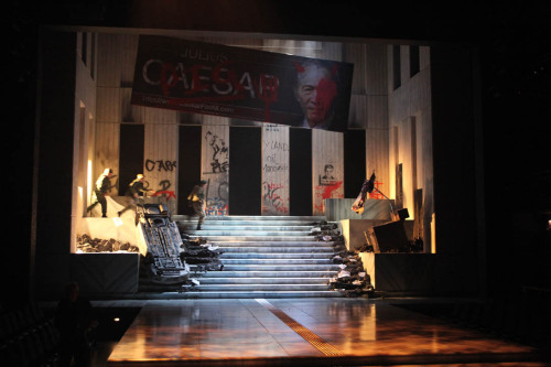 everythingscenic:Julius Caesar. Alexander Dodge. Chicago Shakespeare Theatre.