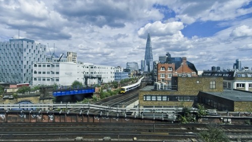 View from hotel window, Southwark, London. Thursday, 29 July 2021.