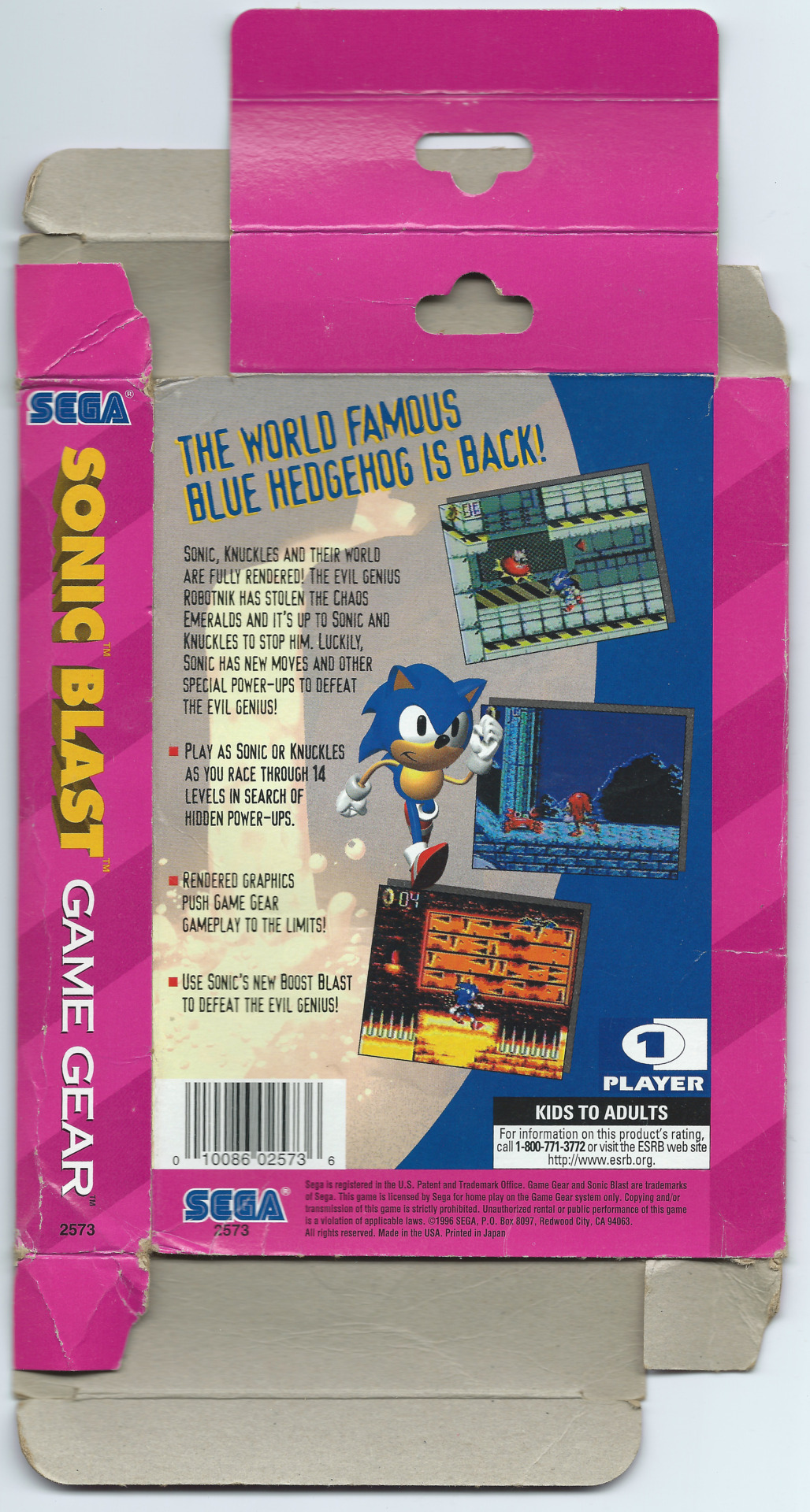 Sonic Blast - Games - SMS Power!