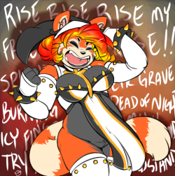 dirtyduckdraw:  Stream Shenanigans.Realized I’ve never really drawn a red panda.Wanted to doodle up a dirty nun.Was listening to King Diamond.Sister Missy.