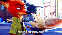myfairgolightly:  You now, I think you’d actually make a pretty good cop. Ugh, how dare you.