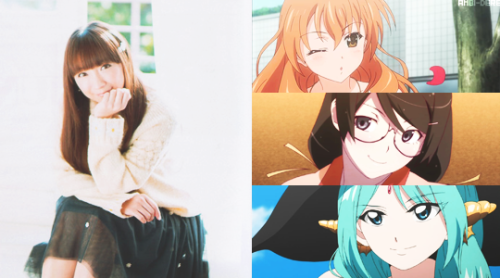 ambi-dere:  getting to know me meme [2/?] ↳ favorite female seiyuu  Hanazawa KanaAmamiya SoraTomatsu HarukaUchida MaayaTouyama NaoKayano AiYui HorieHayami SaoriTaketatsu AyanaInoue Marina 