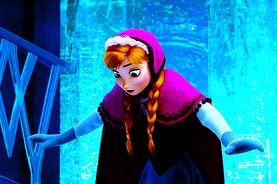 Anna Seeing Elsa For The First Time After Her Transformations