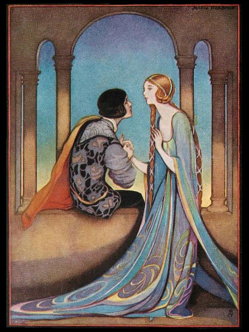 s0irenic:Illustration by Jennie Harbour for Romeo and Juliet by William Shakespeare  