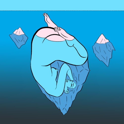 pigolin:Iceberg...#eroticart #arterotica #drawing #female#iceberg #pigolin https://www.instagram.com