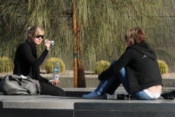 Ok so I see this chick taking a picture of
