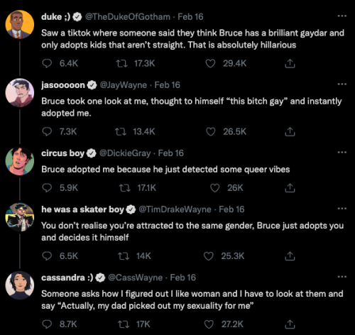 Another Chapter Of My "The Waynes On Twitter" AO3 Work