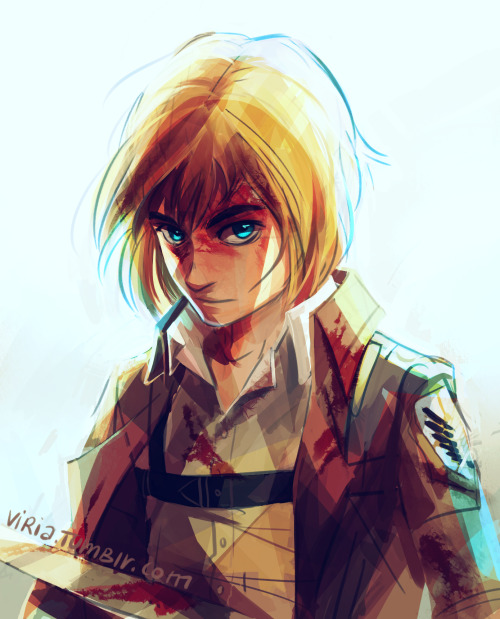 viria:  I think my inspiration is back and I can draw things again AND I AM SO HAPPYYYYYYY *A* Maybe drawing Armin has healing abilities, who knows.. 