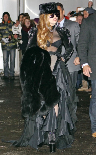 long-live-gaga:  Gaga + Black bra top