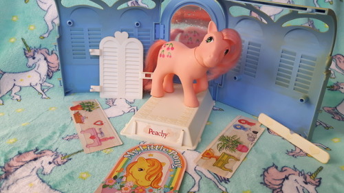 I got a G1 Playset !This is the Grooming Parlour released initially in the UK in 1983. It is pr