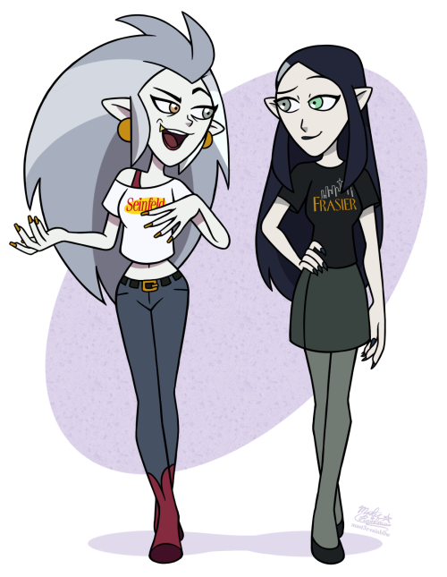 [C] &lsquo;Owl House&rsquo; Style: Casual Clawthorne Sisters by Mast3r-Rainb0wIt’s Eda and Lilith fr