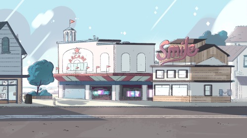 A selection of Backgrounds from the Steven Universe episode: Onion Trade Art Direction: Elle Michalka Design: Steven Sugar, Emily Walus Paint: Jasmin Lai