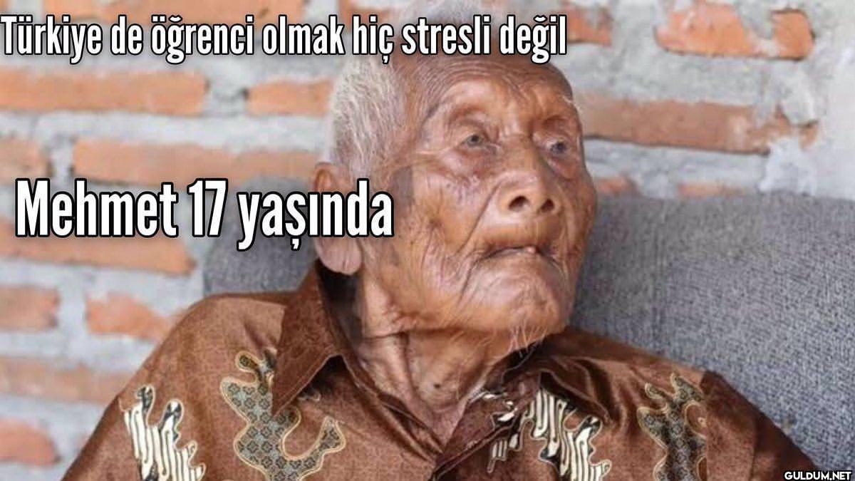 Mehmet 17 yaşında…   ...