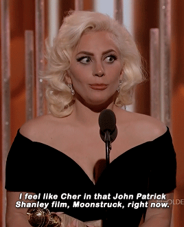 dailyladygagagifs:    Lady Gaga wins Best Actress in a Limited Series or TV Movie 