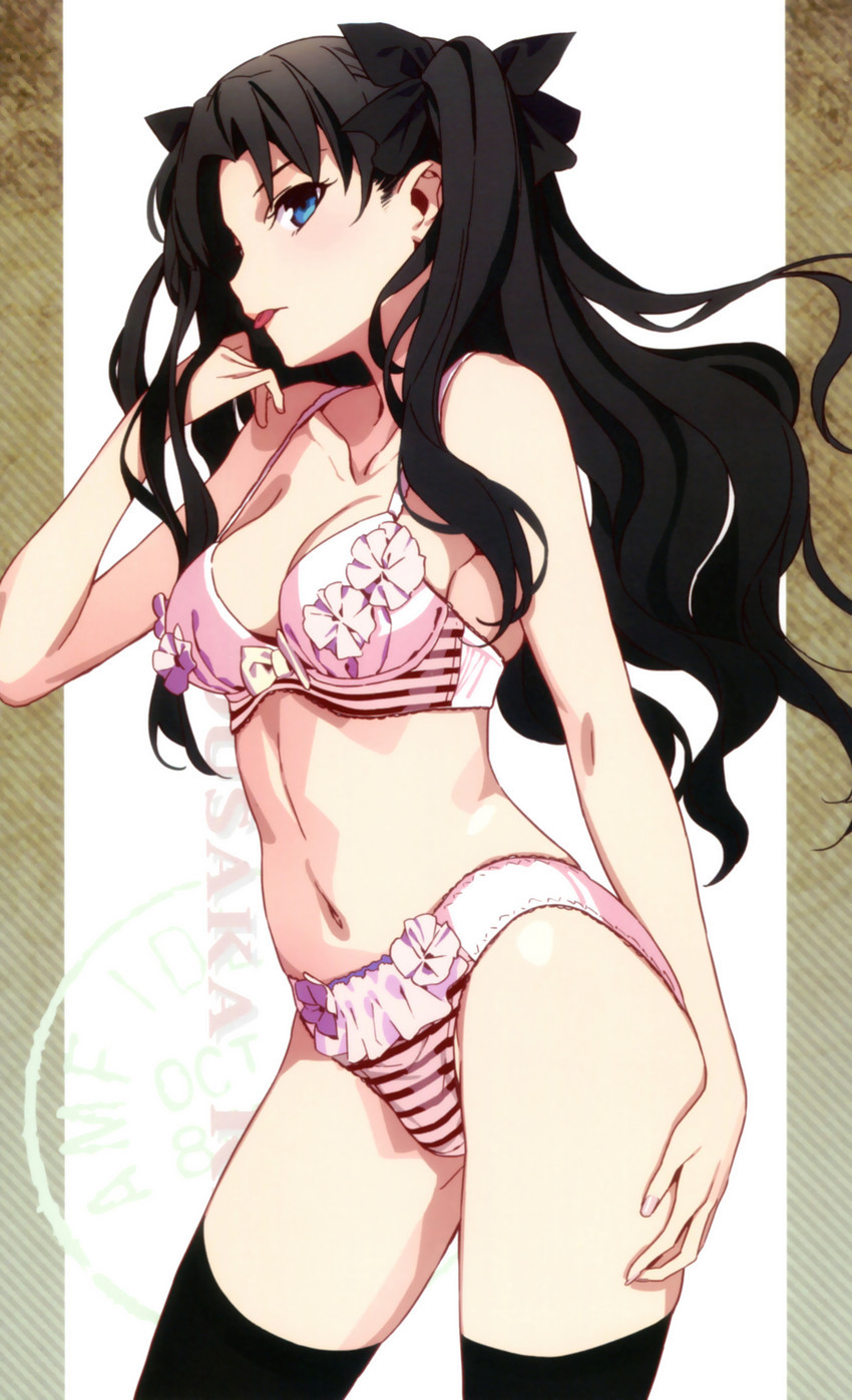 ecchineta:  toosaka rin (fate/stay night and fate (series)) drawn by morii shizuki
