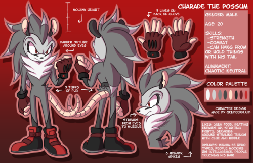 made some reference sheets for my sonic ocs :3c