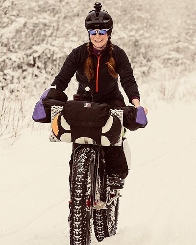 javi-ballestero:#winterbike #snowbike #nieve #bigwheels #ruedasgordas #fatbike #invierno #ridesnow #