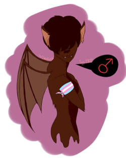 black-moon-anime:  This bat boi is trans!