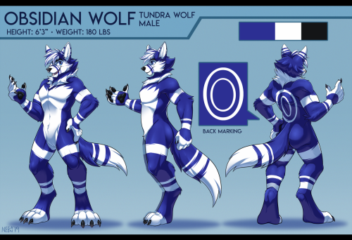 Shaded Ref Sheet commission for ObsidianWolfMD on FA! ——–[Commission Info]