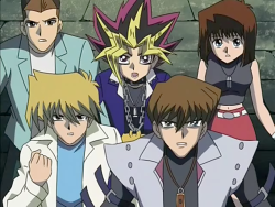 millenniumtrampstamp:  headlessknight:  Kaiba will not participate in the friendship club’s group-squinting activities.  Squinting is for the weak. A true Duel Monsters master never blinks.  