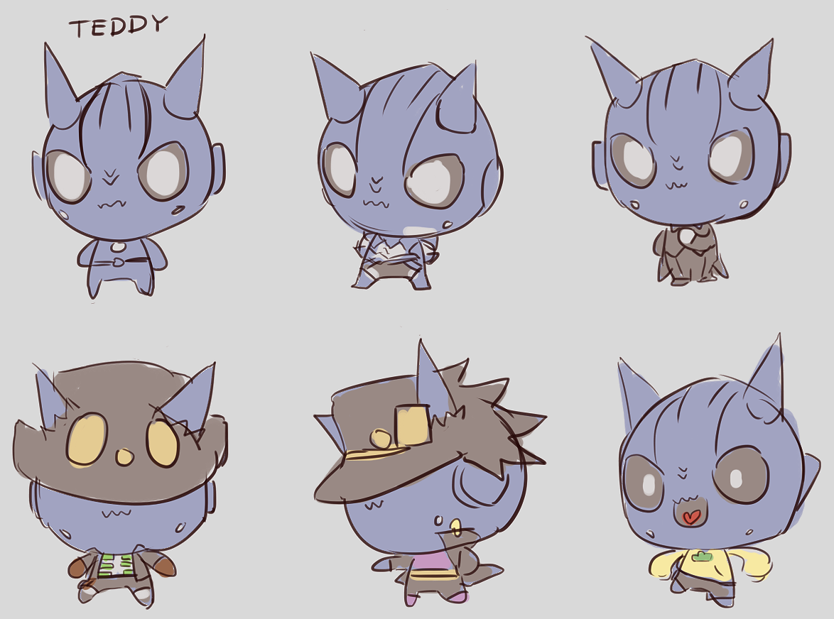 shinigamiwyvern:  teddy teddy teddy!(teddy as other charas with the same voices)