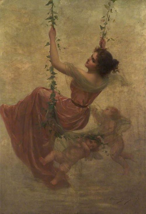 connoisseur-art:Edouard Bisson; Swinging