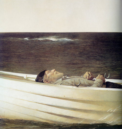 likeafieldmouse:Andrew Wyeth - Adrift (1982)