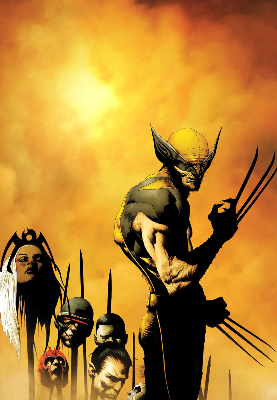 towritecomicsonherarms:  Wolverine and chums by Jae Lee