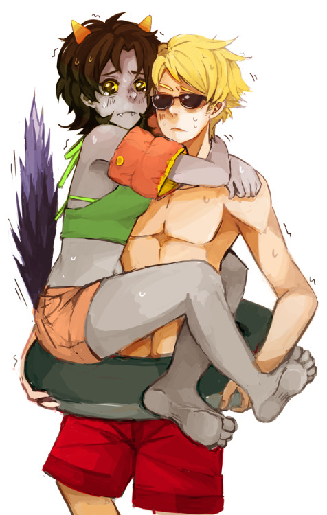 nori-mori:Nepeta and Dave for devilredlinkThanks for the request! I’m sorry for making you wait orz 
