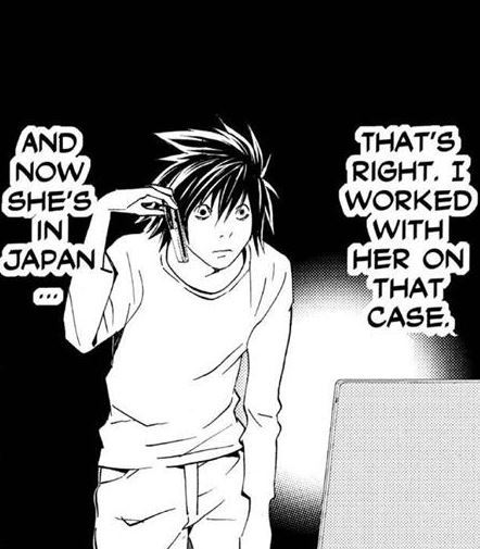 L's First Scene, Death Note