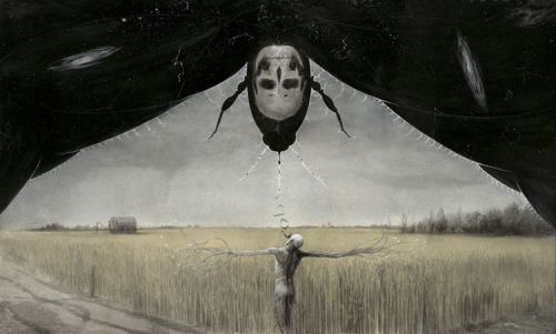 uromancy:  Santiago Caruso. The Messenger. 