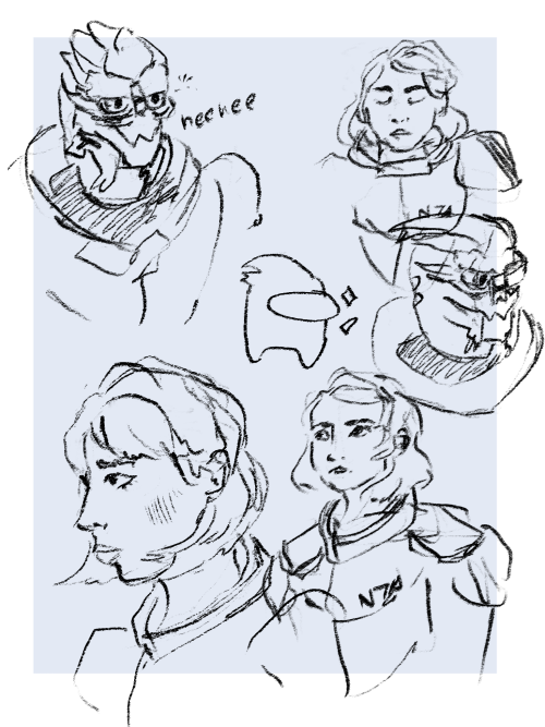 ok fine i’ll post the mass effect doodles that nobody asked for