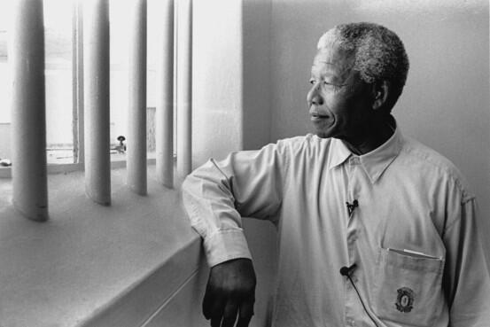 aieon:  His defiance of white minority rule and incarceration for fighting against