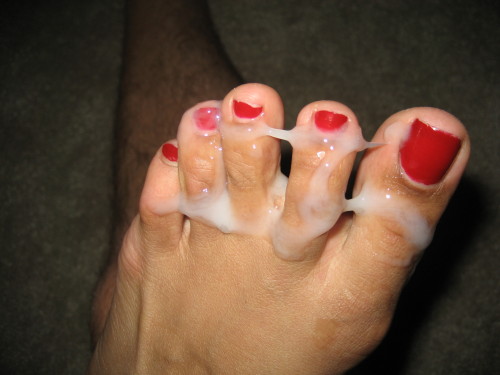 Sex gallonsofcum:  Pretty brown toes and thick pictures