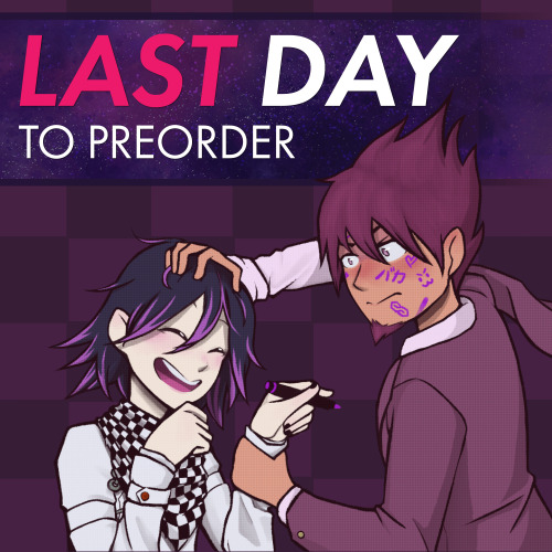 oumota-zine: oumota-zine: LAST DAY TO PREORDER!Use code FINALE to get 10% off your order!Preorders w