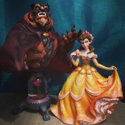 ashleyaguilera:  Love my new Beast and Belle statues from Geraint! They’re amazing, feel so spoilt ❤️ #Disney #Beautyandthebeast #belle #beast #statue #disneycouture 