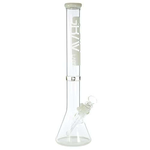legalize-stoner:  Grav Labs 16 inch Beaker Ice Bong with White Accents - Etched Worlds best online h