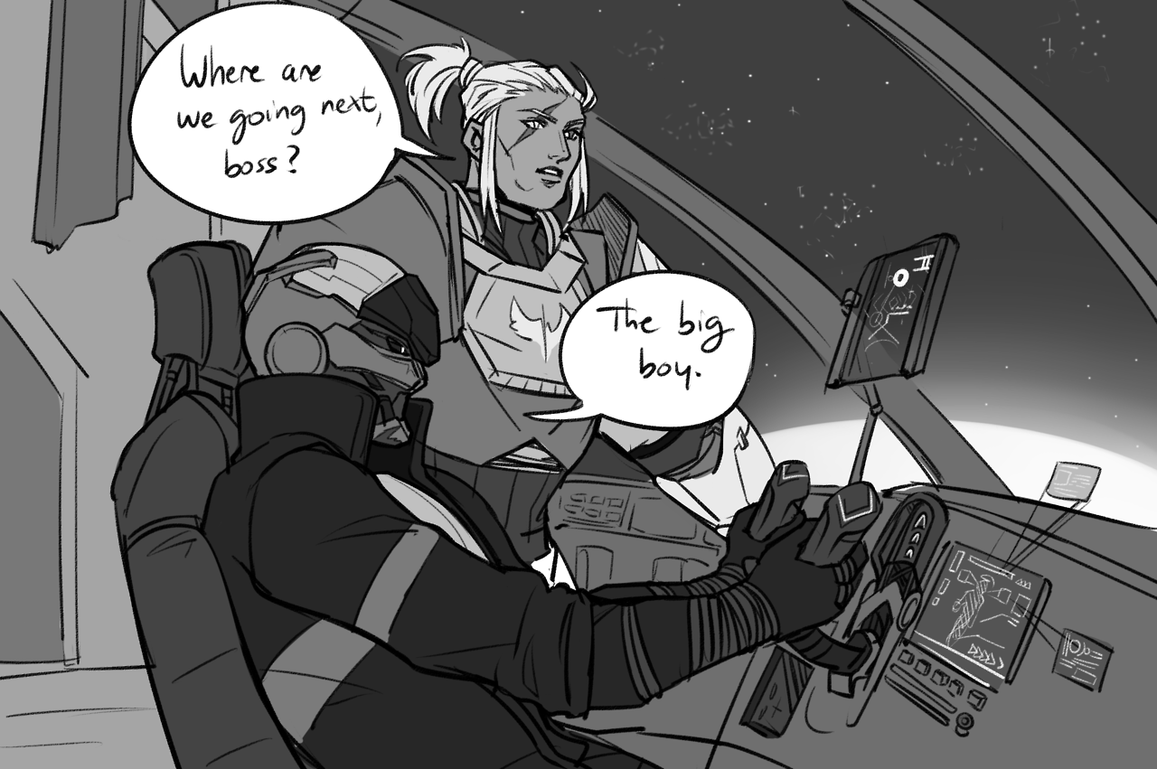 borderbipoline:i’m playing destiny 2 and my exo is our clan leader