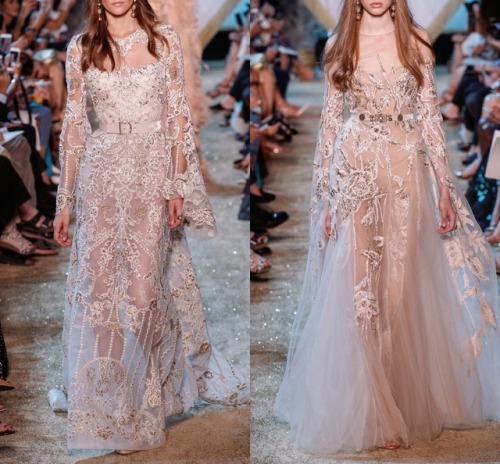 Elie Saab Haute Couture Fall/Winter 2017.Paris Fashion Week.