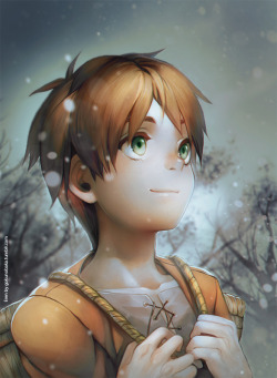 gokunobaka:  Little Eren babu done! :DHe was fun but hard to draw OTL. Better resolution version here! 