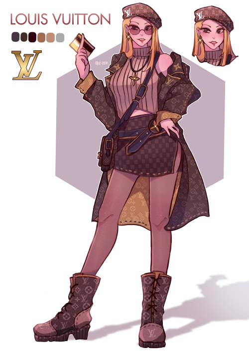 My HomeworkClass Brand Character design [Popular Brands as Anime Characters] From Louis Vuitton