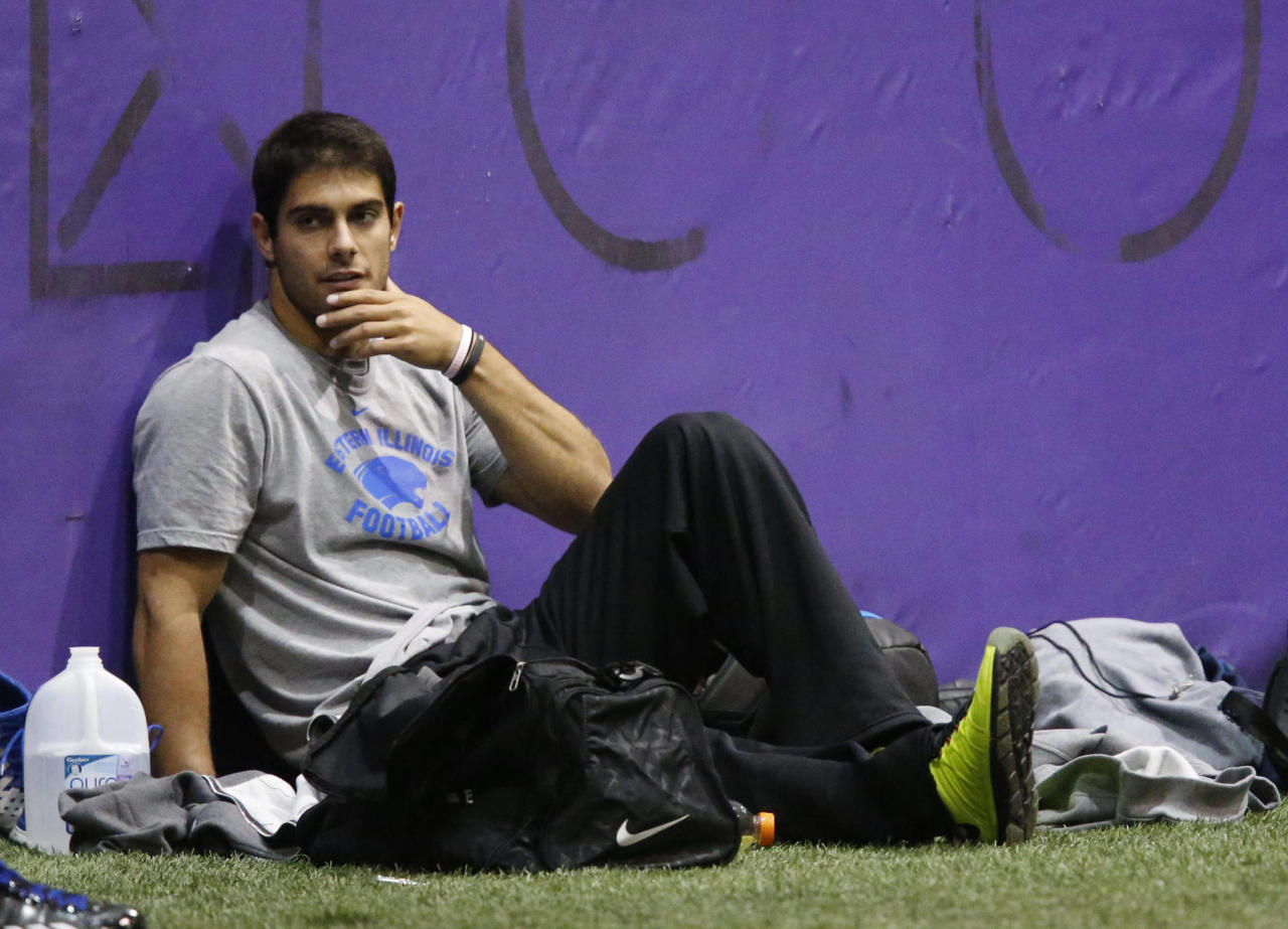 thenflboys:  This cute rookie QB out of Eastern Illinois is hoping to translate his
